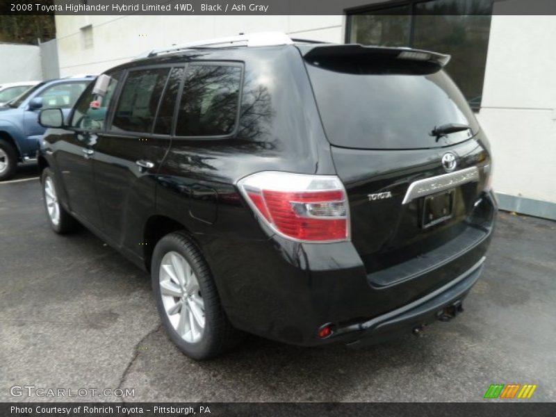 Black / Ash Gray 2008 Toyota Highlander Hybrid Limited 4WD