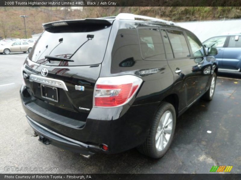 Black / Ash Gray 2008 Toyota Highlander Hybrid Limited 4WD
