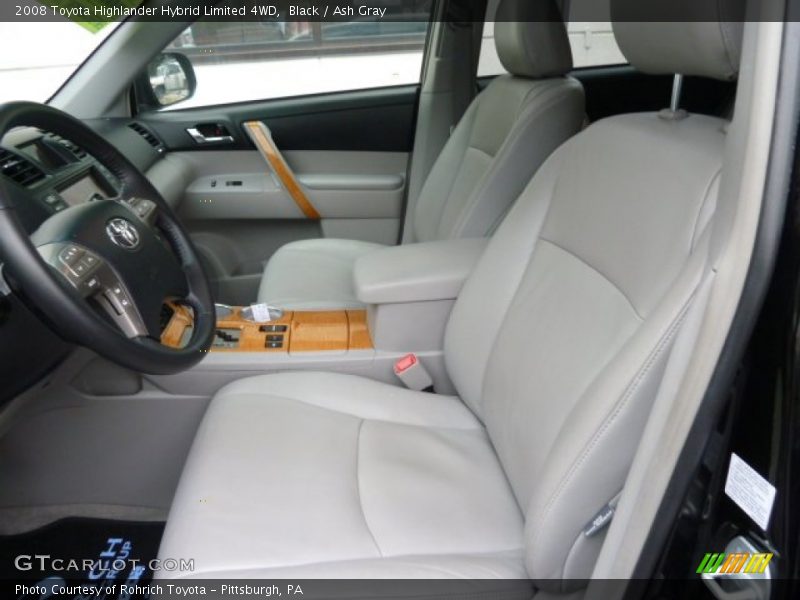 Black / Ash Gray 2008 Toyota Highlander Hybrid Limited 4WD