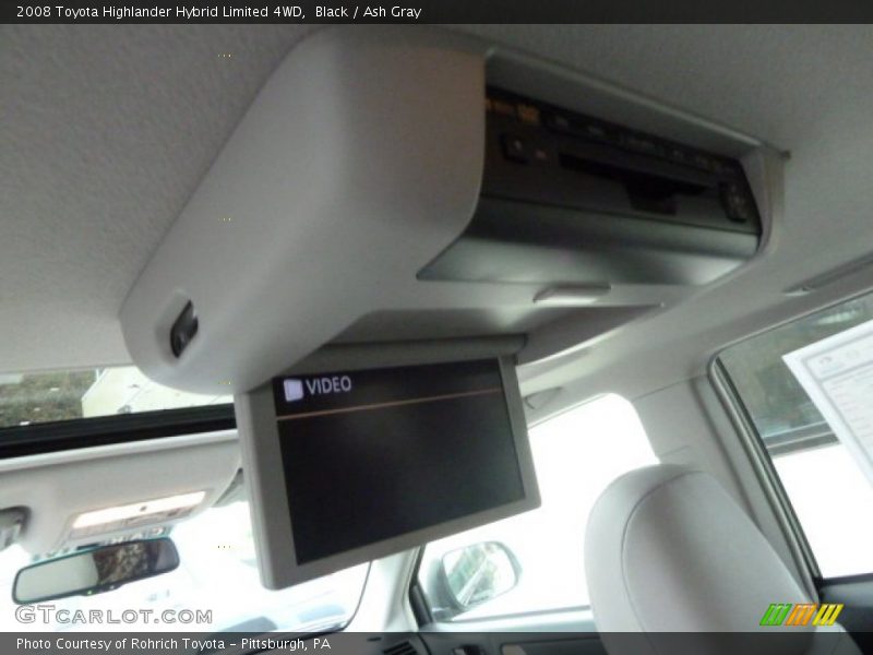 Black / Ash Gray 2008 Toyota Highlander Hybrid Limited 4WD