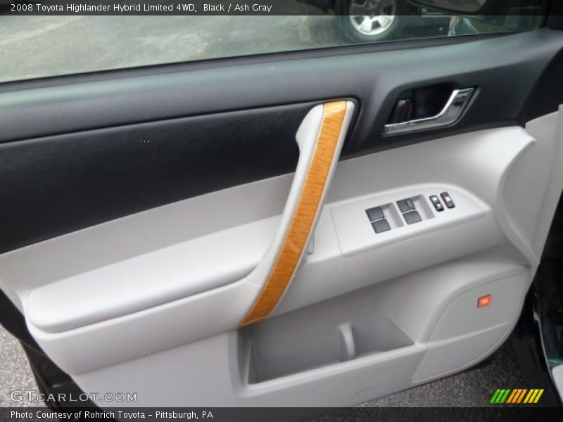 Black / Ash Gray 2008 Toyota Highlander Hybrid Limited 4WD
