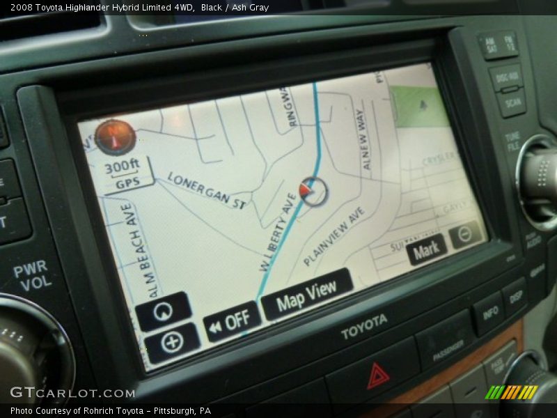 Black / Ash Gray 2008 Toyota Highlander Hybrid Limited 4WD