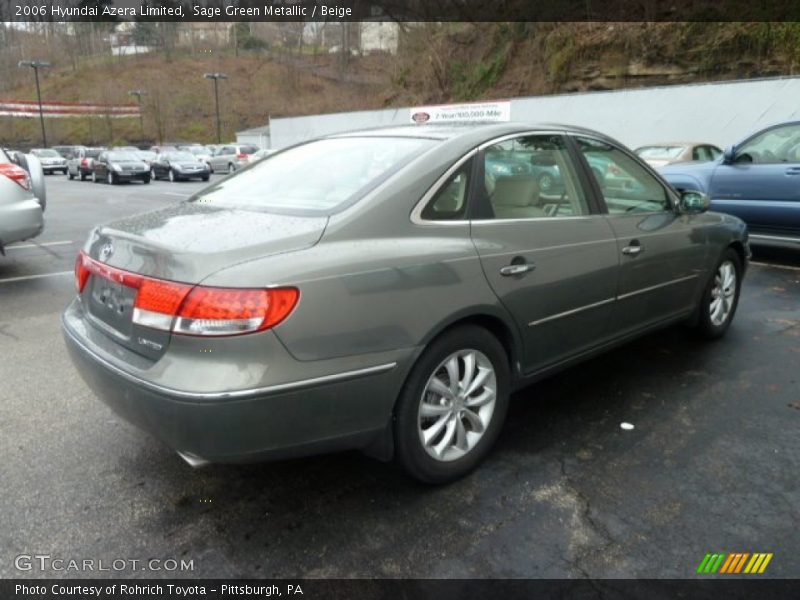 Sage Green Metallic / Beige 2006 Hyundai Azera Limited