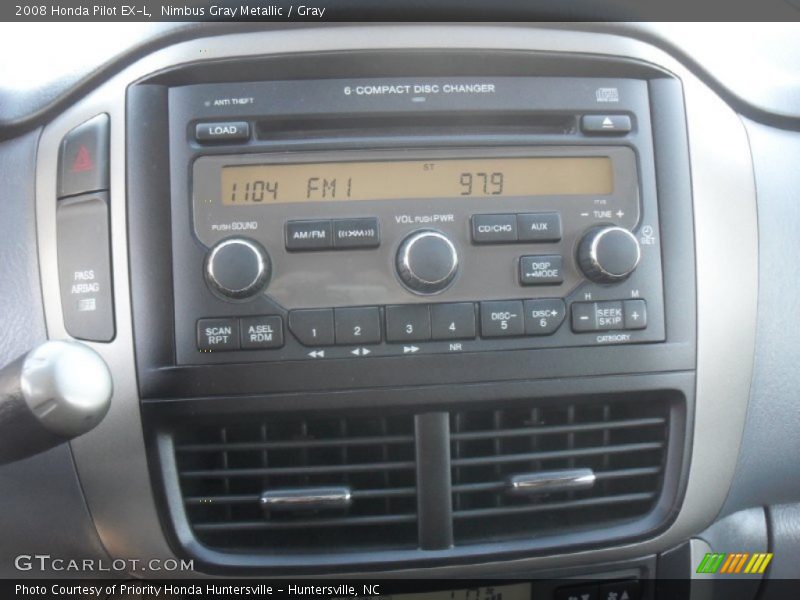Nimbus Gray Metallic / Gray 2008 Honda Pilot EX-L