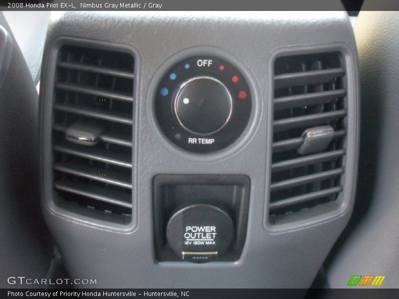 Nimbus Gray Metallic / Gray 2008 Honda Pilot EX-L