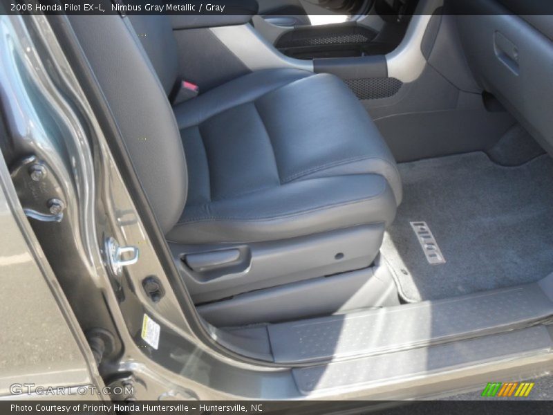 Nimbus Gray Metallic / Gray 2008 Honda Pilot EX-L