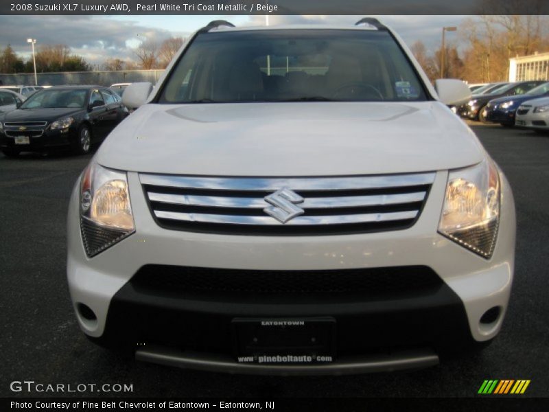 Pearl White Tri Coat Metallic / Beige 2008 Suzuki XL7 Luxury AWD