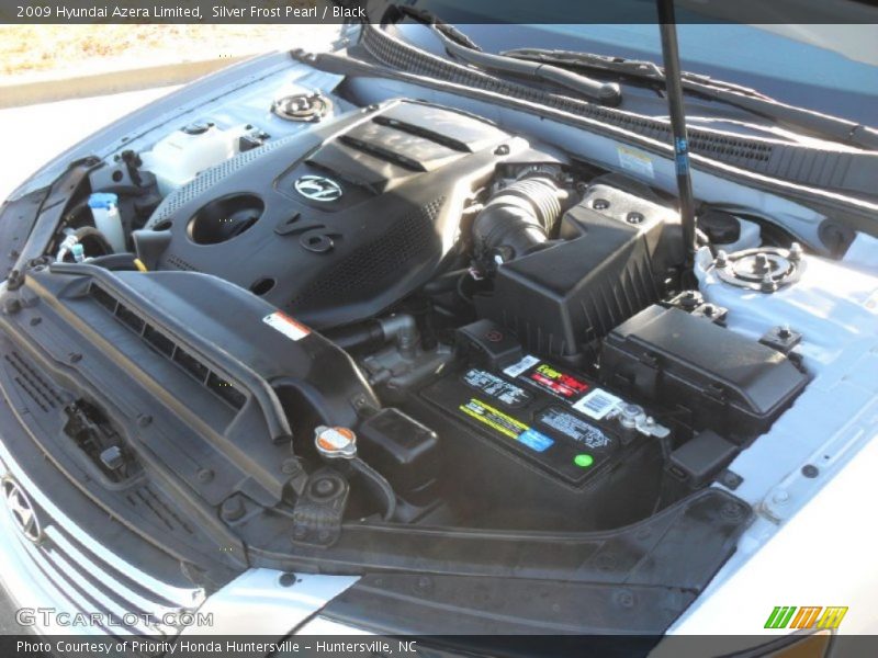Silver Frost Pearl / Black 2009 Hyundai Azera Limited