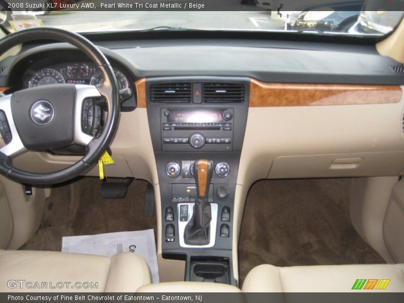 Pearl White Tri Coat Metallic / Beige 2008 Suzuki XL7 Luxury AWD