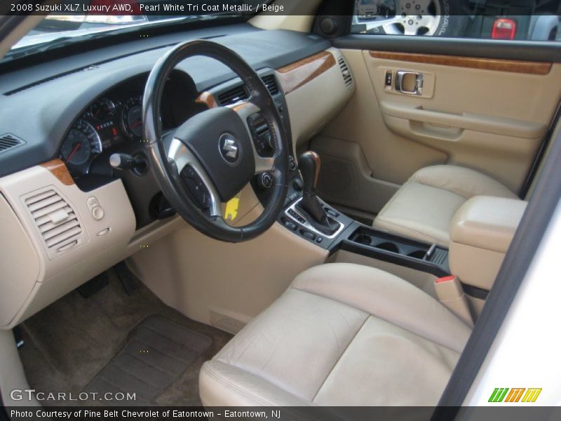 Pearl White Tri Coat Metallic / Beige 2008 Suzuki XL7 Luxury AWD