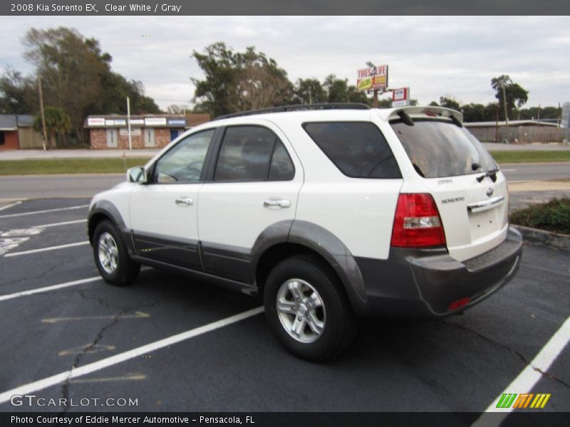Clear White / Gray 2008 Kia Sorento EX