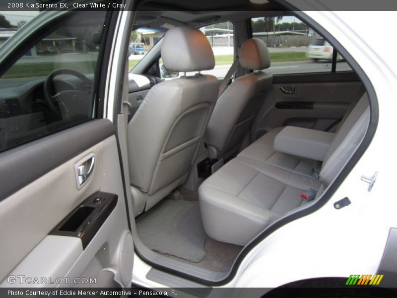 Clear White / Gray 2008 Kia Sorento EX