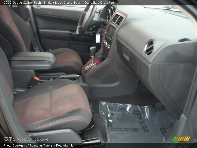  2010 Caliber Rush Dark Slate Gray/Red Interior