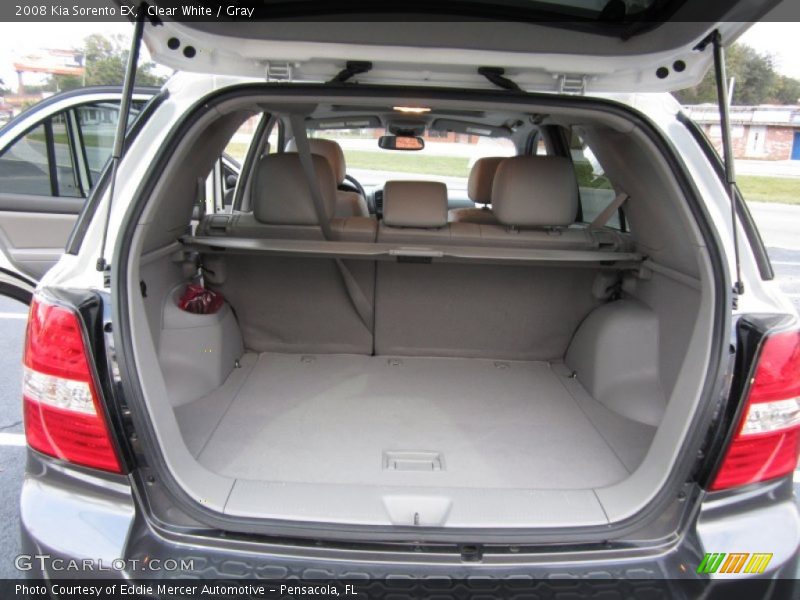 Clear White / Gray 2008 Kia Sorento EX