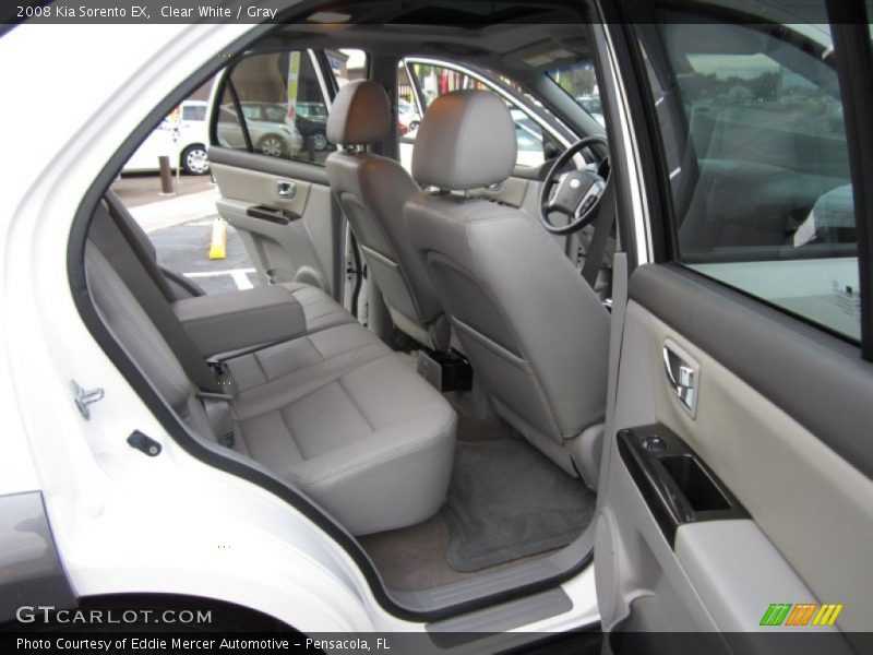 Clear White / Gray 2008 Kia Sorento EX