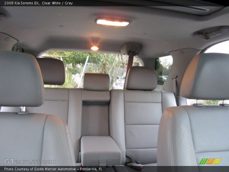 Clear White / Gray 2008 Kia Sorento EX