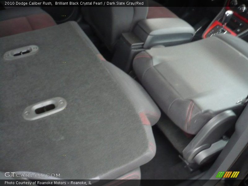 Brilliant Black Crystal Pearl / Dark Slate Gray/Red 2010 Dodge Caliber Rush