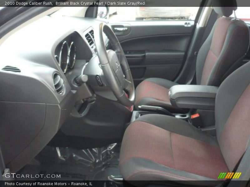  2010 Caliber Rush Dark Slate Gray/Red Interior