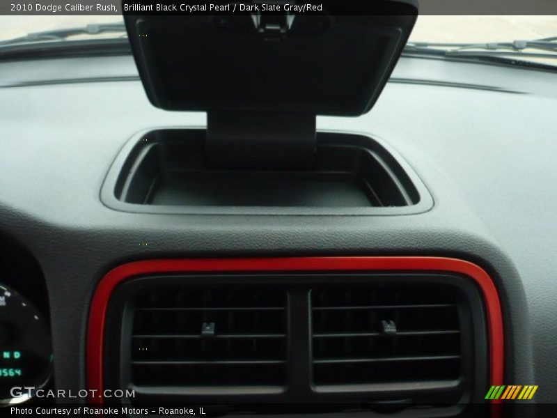 Brilliant Black Crystal Pearl / Dark Slate Gray/Red 2010 Dodge Caliber Rush
