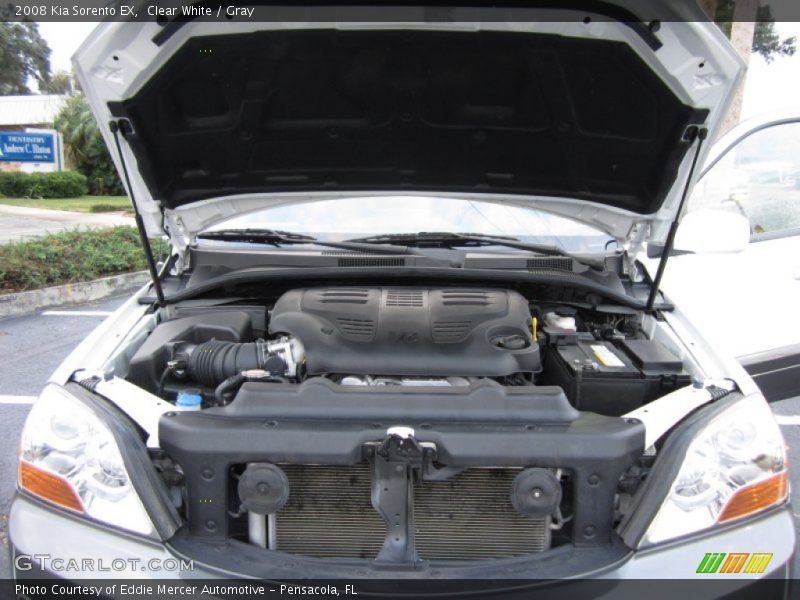 Clear White / Gray 2008 Kia Sorento EX