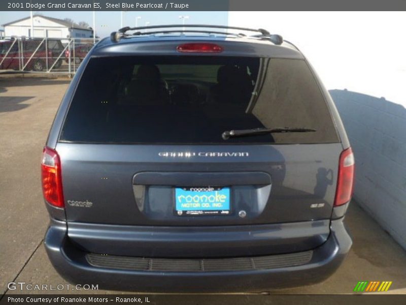 Steel Blue Pearlcoat / Taupe 2001 Dodge Grand Caravan ES
