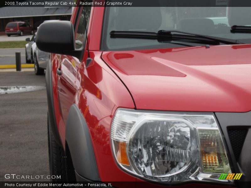 Radiant Red / Graphite Gray 2008 Toyota Tacoma Regular Cab 4x4