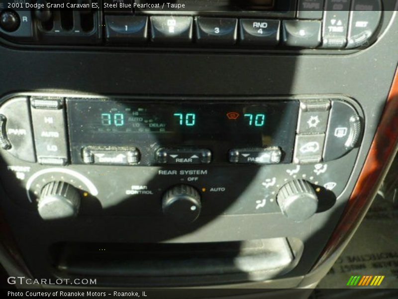 Steel Blue Pearlcoat / Taupe 2001 Dodge Grand Caravan ES
