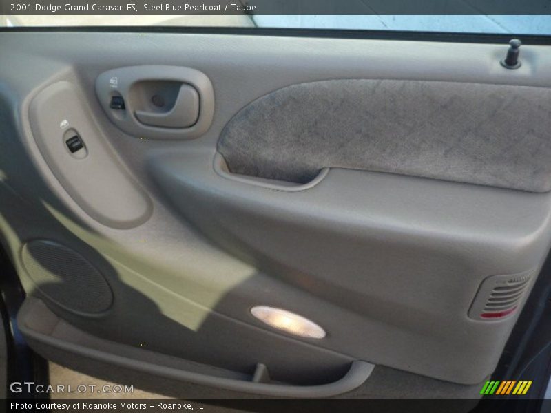 Steel Blue Pearlcoat / Taupe 2001 Dodge Grand Caravan ES