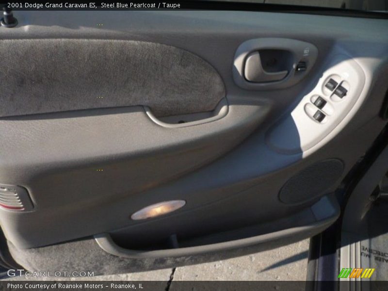 Steel Blue Pearlcoat / Taupe 2001 Dodge Grand Caravan ES