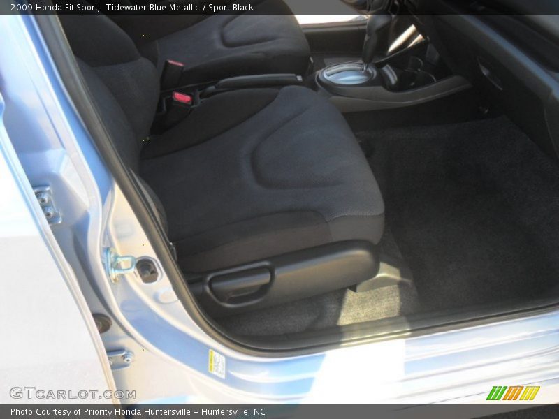 Tidewater Blue Metallic / Sport Black 2009 Honda Fit Sport