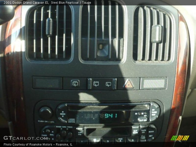 Steel Blue Pearlcoat / Taupe 2001 Dodge Grand Caravan ES