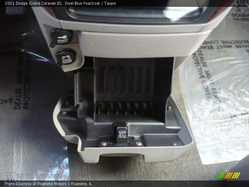 Steel Blue Pearlcoat / Taupe 2001 Dodge Grand Caravan ES