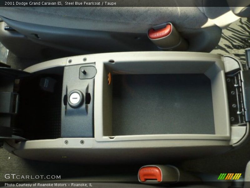Steel Blue Pearlcoat / Taupe 2001 Dodge Grand Caravan ES