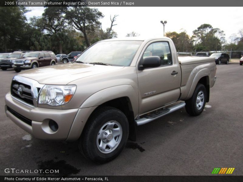 Desert Sand Mica / Taupe 2006 Toyota Tacoma PreRunner Regular Cab