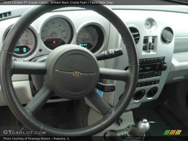 Brilliant Black Crystal Pearl / Pastel Slate Gray 2010 Chrysler PT Cruiser Classic