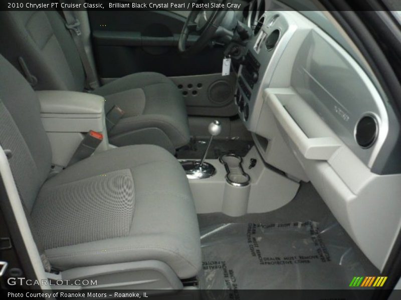Brilliant Black Crystal Pearl / Pastel Slate Gray 2010 Chrysler PT Cruiser Classic