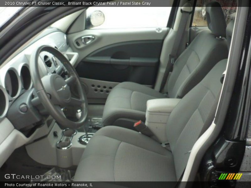 Brilliant Black Crystal Pearl / Pastel Slate Gray 2010 Chrysler PT Cruiser Classic