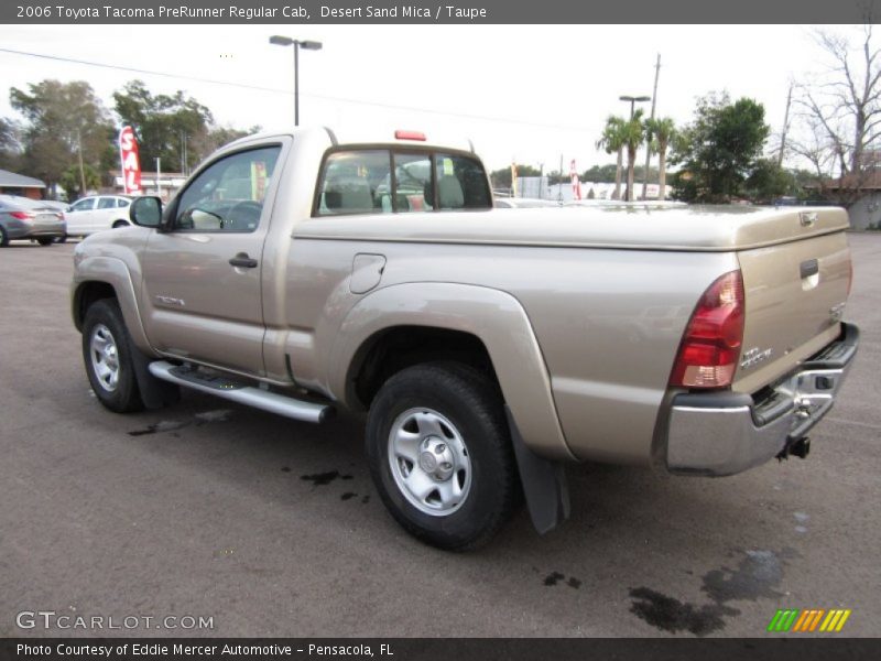 Desert Sand Mica / Taupe 2006 Toyota Tacoma PreRunner Regular Cab