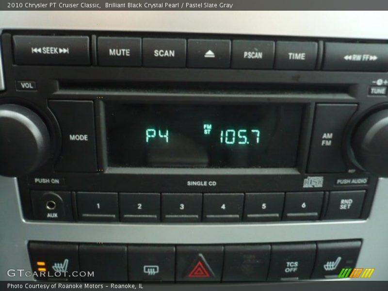 Brilliant Black Crystal Pearl / Pastel Slate Gray 2010 Chrysler PT Cruiser Classic