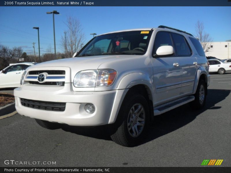 Natural White / Taupe 2006 Toyota Sequoia Limited