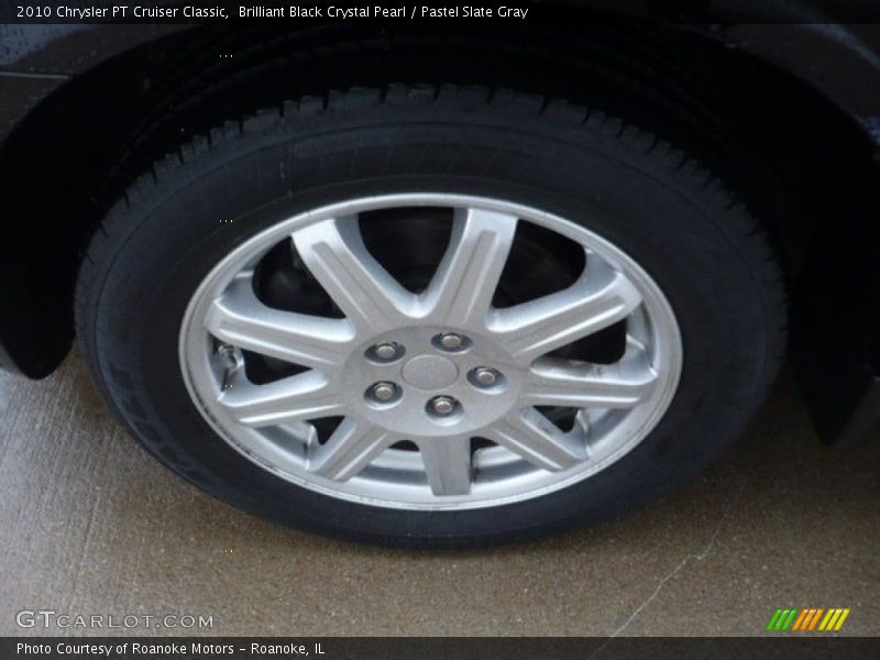 Brilliant Black Crystal Pearl / Pastel Slate Gray 2010 Chrysler PT Cruiser Classic