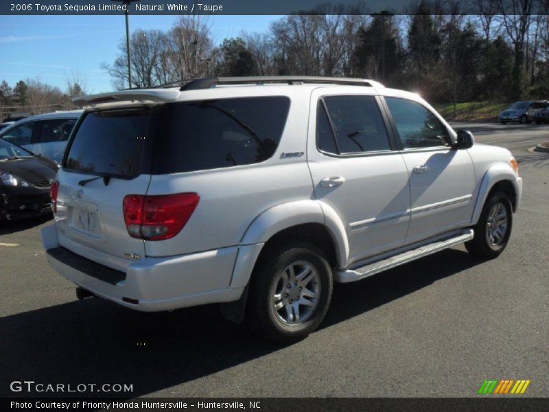 Natural White / Taupe 2006 Toyota Sequoia Limited