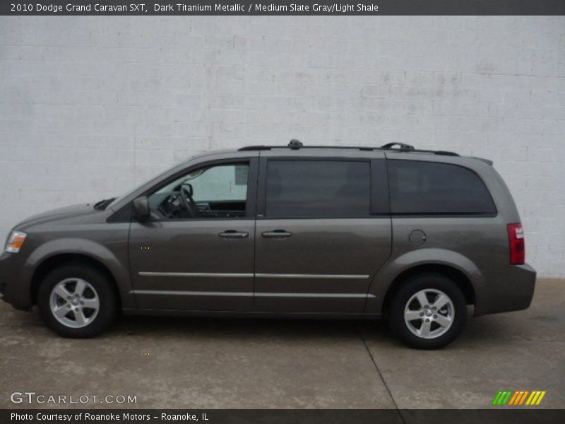 Dark Titanium Metallic / Medium Slate Gray/Light Shale 2010 Dodge Grand Caravan SXT