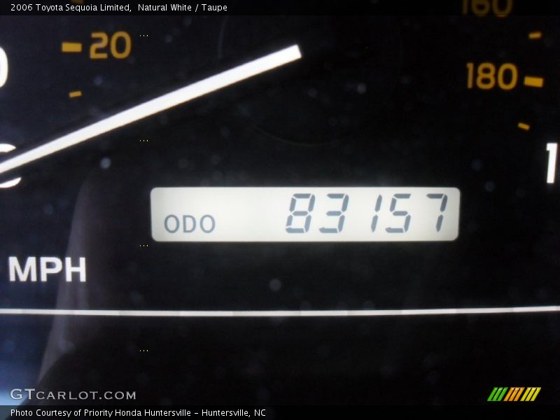 Natural White / Taupe 2006 Toyota Sequoia Limited