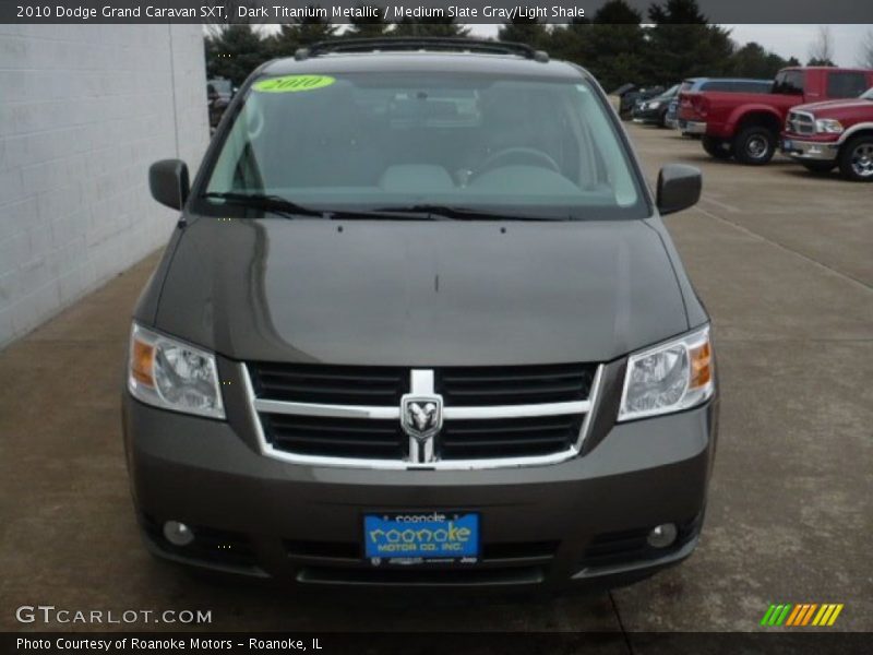Dark Titanium Metallic / Medium Slate Gray/Light Shale 2010 Dodge Grand Caravan SXT