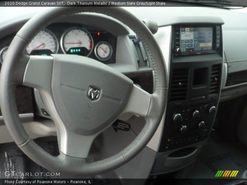 Dark Titanium Metallic / Medium Slate Gray/Light Shale 2010 Dodge Grand Caravan SXT