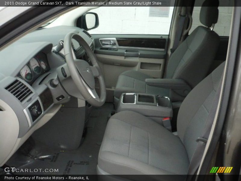 Dark Titanium Metallic / Medium Slate Gray/Light Shale 2010 Dodge Grand Caravan SXT