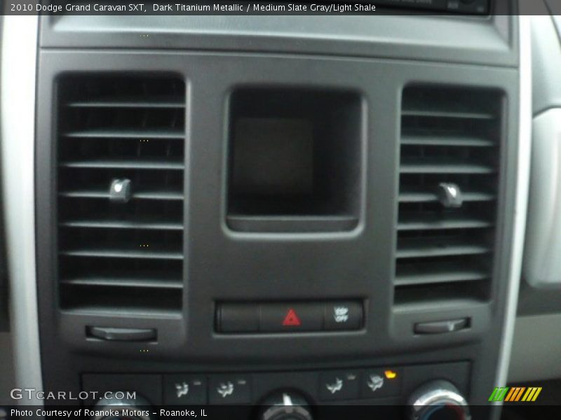 Dark Titanium Metallic / Medium Slate Gray/Light Shale 2010 Dodge Grand Caravan SXT