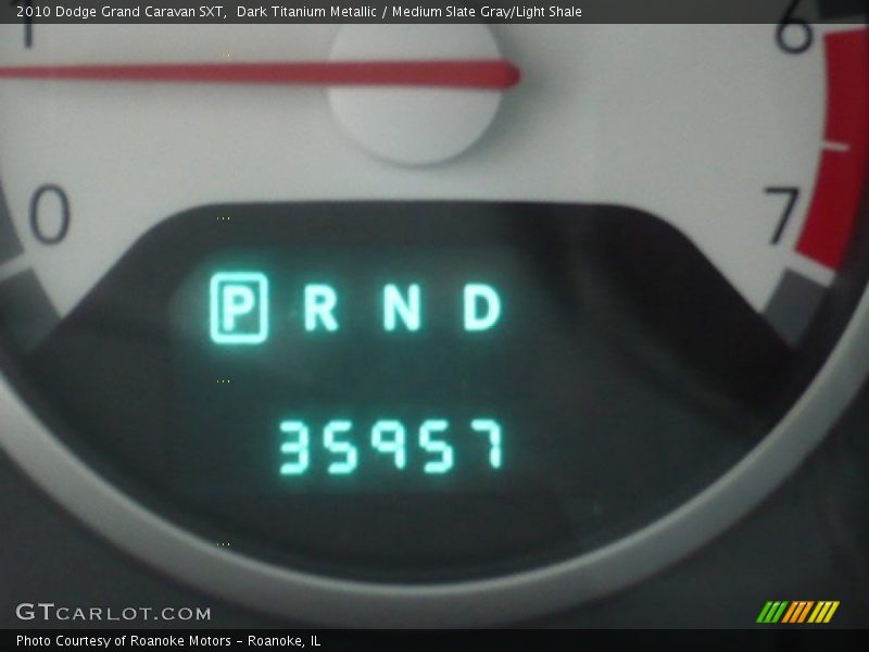 Dark Titanium Metallic / Medium Slate Gray/Light Shale 2010 Dodge Grand Caravan SXT