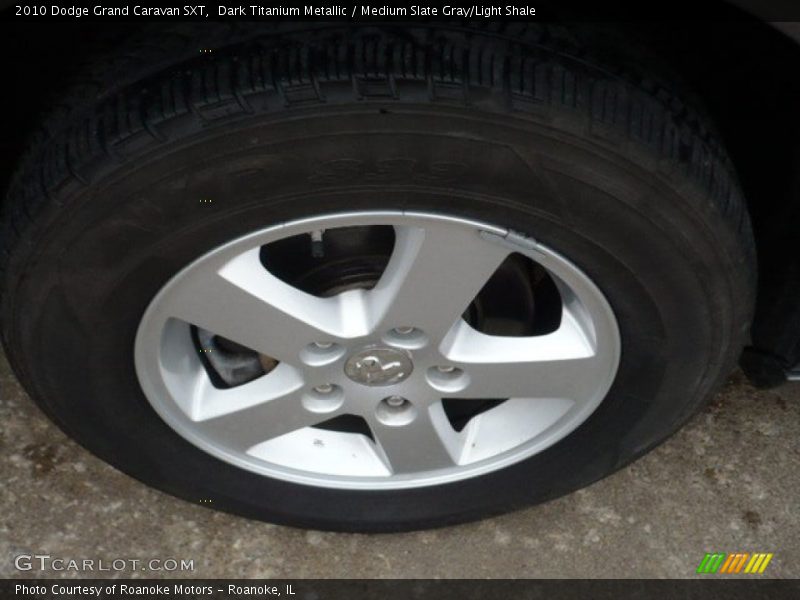 Dark Titanium Metallic / Medium Slate Gray/Light Shale 2010 Dodge Grand Caravan SXT